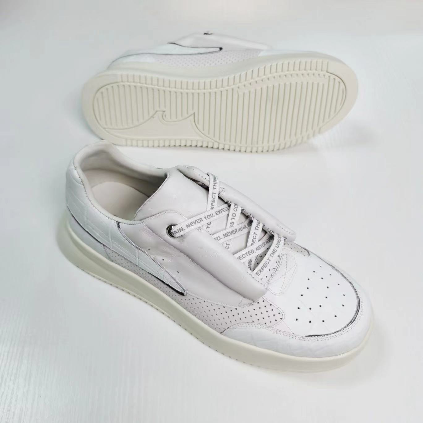 Alligator & Imported Cow Skin Classic Comfy Shoes