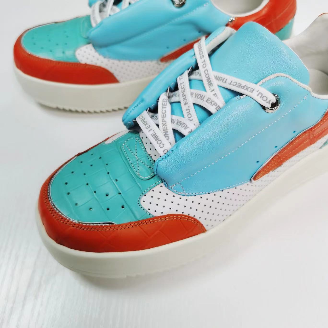 Alligator & Imported Cow Skin Classic Comfy Shoes