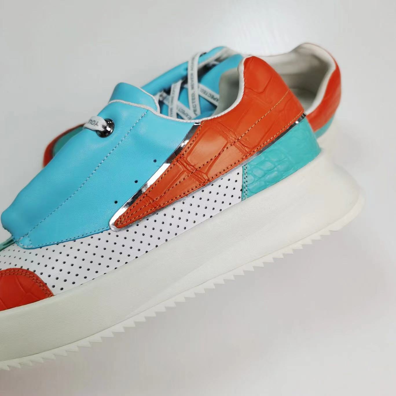 Alligator & Imported Cow Skin Classic Comfy Shoes