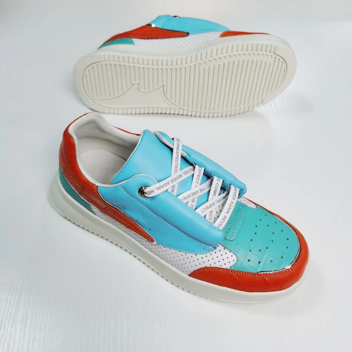 Alligator & Imported Cow Skin Classic Comfy Shoes