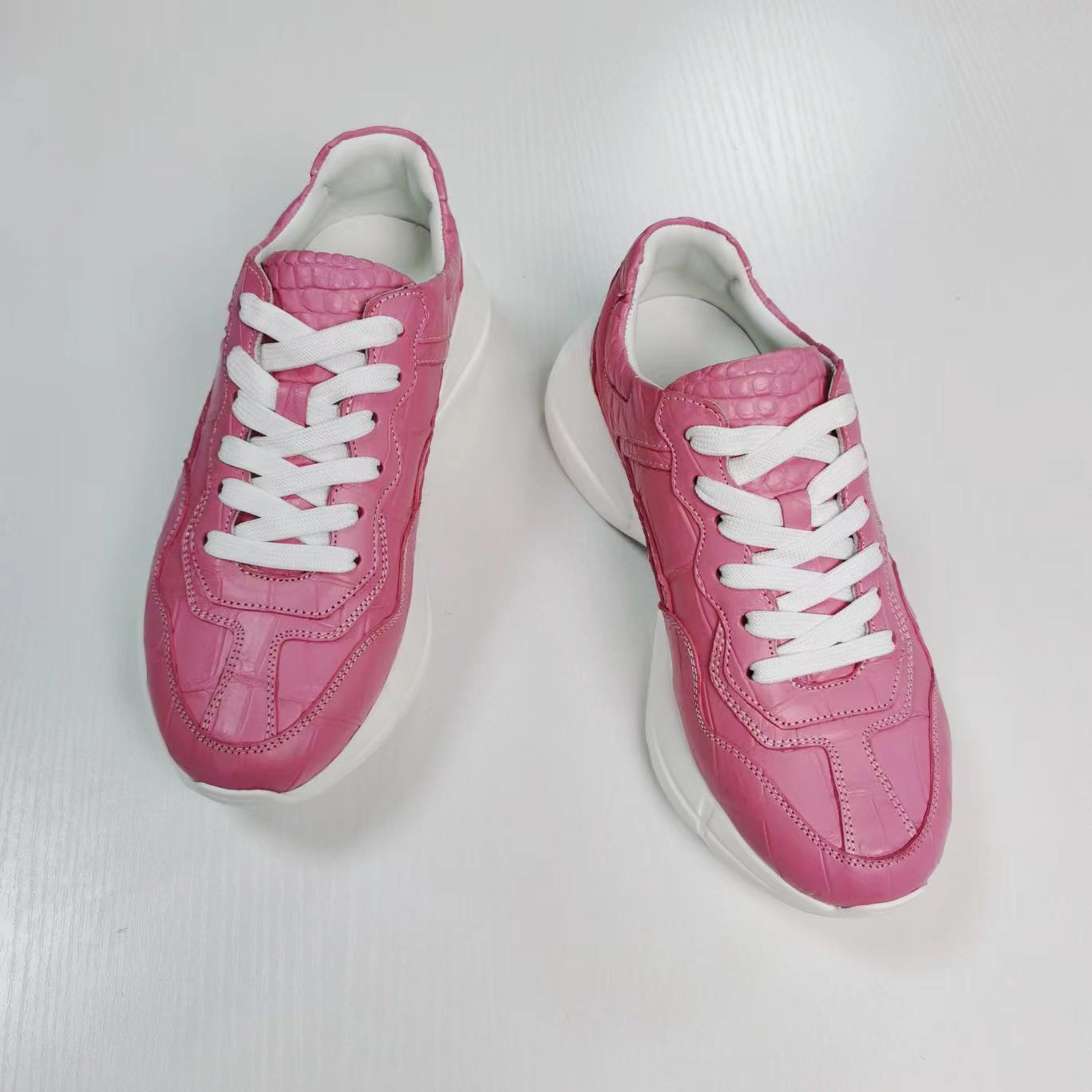Alligator Leather Classic Comfy Sneakers