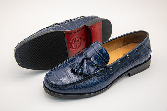 Crocodile Tassel Loafer